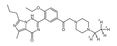 Vardenafil Acetyl-d5 Analogue Structure