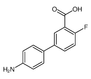 5-(4-aminophenyl)-2-fluorobenzoic acid structure