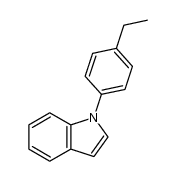 1-(4-ethylphenyl)-1H-indole Structure