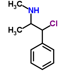 1-Chloro-N-methyl-1-phenyl-2-propanamine结构式