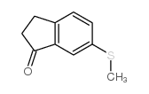 6-(甲硫基)-1-茚酮结构式