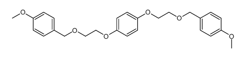 1,4-bis[2-[(4-methoxyphenyl)methoxy]ethoxy]benzene结构式