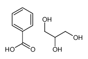 benzoic acid,propane-1,2,3-triol Structure