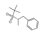 (+)-(S)-(2-(tert-butylsulfonyl)propyl)benzene Structure