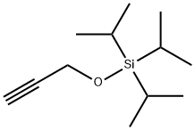 三异丙基-丙-2-炔氧基-硅烷结构式