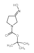 TERT-BUTYL 3-(HYDROXYIMINO)PYRROLIDINE-1-CARBOXYLATE structure