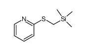 Pyridine,2-[[(trimethylsilyl)methyl]thio]-(9CI)结构式