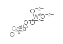 氧化钡钙钨结构式