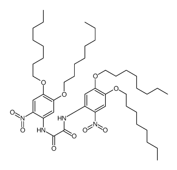 N,N'-bis(2-nitro-4,5-dioctoxyphenyl)oxamide结构式