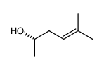 (S)-5-methyl-4-hexene-2-ol结构式