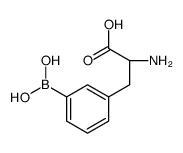 (2S)-2-amino-3-(3-boronophenyl)propanoic acid Structure