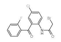 2-溴乙酰氨基-5-氯-2’-氟二苯甲酮图片