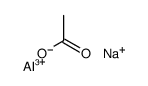 aluminum,sodium,acetate结构式