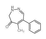 5-methyl-6-phenyl-2,3-dihydrodiazepin-4-one Structure