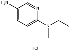 N2-Ethyl-N2-methylpyridine-2,5-diamine dihydrochloride结构式