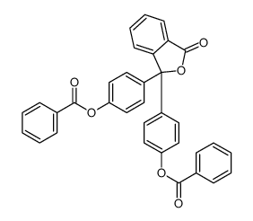 [4-[1-(4-benzoyloxyphenyl)-3-oxo-2-benzofuran-1-yl]phenyl] benzoate结构式