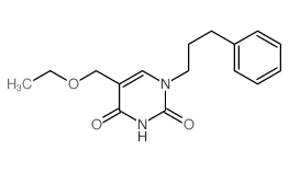 5-(ethoxymethyl)-1-(3-phenylpropyl)pyrimidine-2,4-dione picture