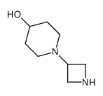 1-(3-氮杂啶)-4-羟基哌啶结构式