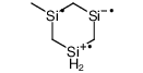 1-Methyl-1,3,5-trisilacyclohexane structure