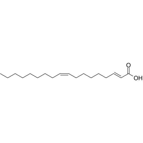 (2E,9Z)-Octadeca-2,9-dienoic acid Structure