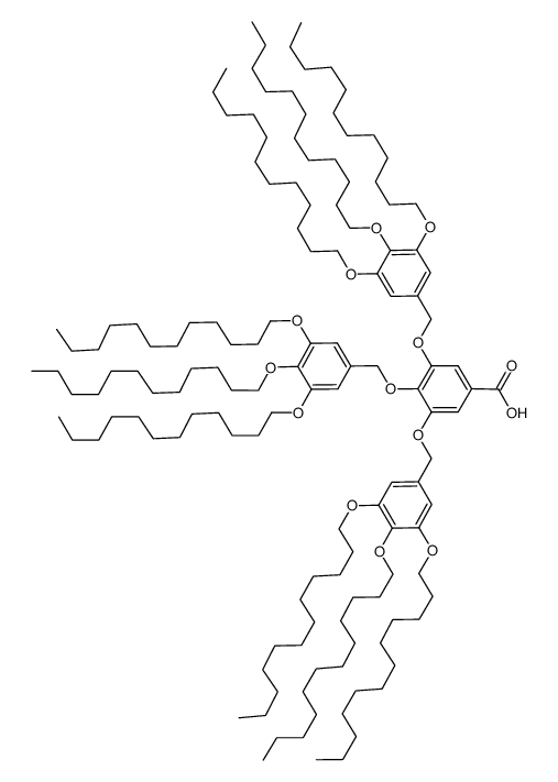 3,4,5-tris[3,4,5-tris(dodecyloxy)benzyloxy] benzoic acid structure