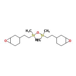 1,3-双[2-(7-氧杂双环[4.1.0]庚-3-基)乙基]-1,1,3,3-四甲基二硅氧烷结构式