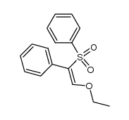 (Z)-β-ethoxy-α-(phenylsulfonyl)styrene结构式