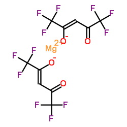 Magnesium hexafluoroacetylacetonate 2-hydrate structure