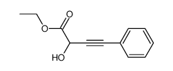 rac-2-hydroxy-4-phenyl-3-butynoic acid ethyl ester结构式