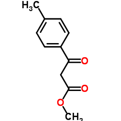 3-氧代-3-(对甲苯基)丙酸甲酯结构式