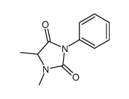 1,5-dimethyl-3-phenylimidazolidine-2,4-dione Structure