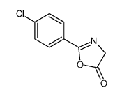 2-(4-chlorophenyl)-4H-1,3-oxazol-5-one Structure