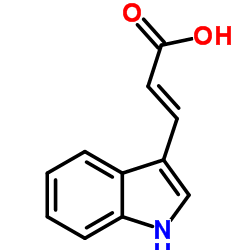 3-Indoleacrylic acid Structure