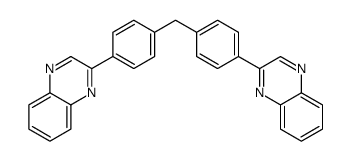 2-(4-[4-(2-Quinoxalinyl)benzyl]phenyl)quinoxaline Structure