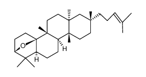 3β,10β-Epoxy-18,19-seco-D:B-friedolup-19-ene结构式