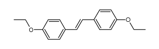 4,4'-diethoxy-trans-stilbene Structure