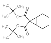 Bicyclo[4.1.0]heptane-7,7-dicarboxylicacid, 7,7-bis(1,1-dimethylethyl) ester structure