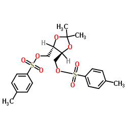 (-)-1,4-二-O-甲苯磺酰基-2,3-O-异亚丙基-L-苏糖醇图片