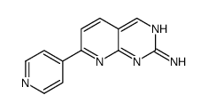 7-(4-Pyridinyl)pyrido[2,3-d]pyrimidin-2-amine structure