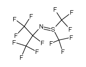 SS-Bis(Trifluormethyl)-N-heptafluorisopropyl-schwefelimid Structure