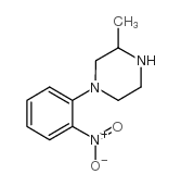 3-Methyl-1-(2-nitrophenyl)piperazine Structure