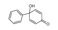 4-hydroxy-4-phenyl-2,5-Cyclohexadien-1-one Structure