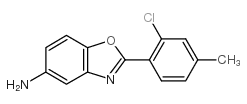 2-(2-chloro-4-methyl-phenyl)-benzooxazol-5-ylamine结构式