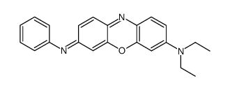 7-Diethylamino-N-phenyl-3H-phenoxazin-3-imine structure