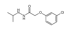 (3-Chloro-phenoxy)-acetic acid N'-isopropyl-hydrazide Structure