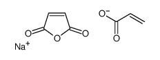 sodium,furan-2,5-dione,prop-2-enoate structure