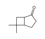 (+/-)-6,6-dimethyl-cis-bicyclo[3.2.0]heptanone-(2) Structure