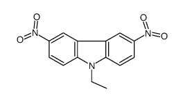 9-ethyl-3,6-dinitrocarbazole structure