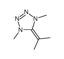 1,4-dimethyl-5-propan-2-ylidenetetrazole Structure