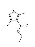 ethyl 1,2,4-trimethyl-1H-pyrrole-3-carboxylate Structure